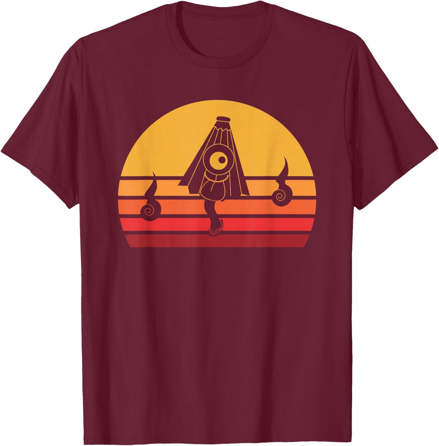 Yokai Umbrella Karakasa Japanese Ghost T-Shirt - T-Shirt | Maroon