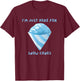 I'm Just Here For Snow Cones Carnival Fair Food T-Shirt - T-Shirt | Maroon