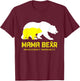 Mama Bear Microcephaly Awareness Shirt Men T-Shirt - T-Shirt | Maroon