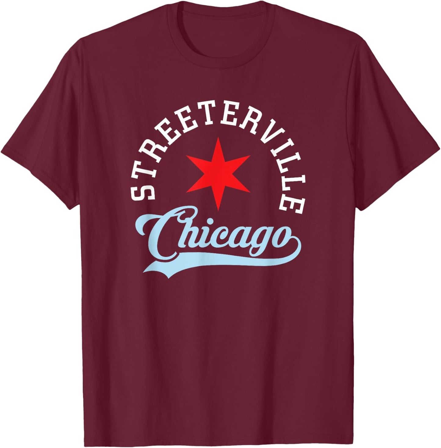 Streeterville Chicago T-Shirt - T-Shirt | Maroon