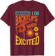 Warning I Do Backflips When Excited Gymnastics Gymnast T-Shirt - T-Shirt | Maroon