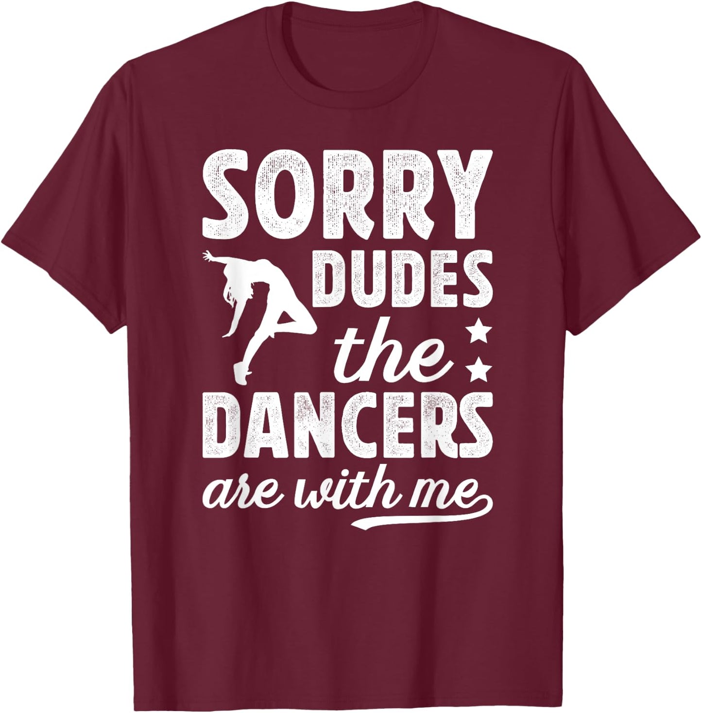 Dance Brother Of A Dancer Brother Funny Dance Bro T-Shirt - T-Shirt | Maroon