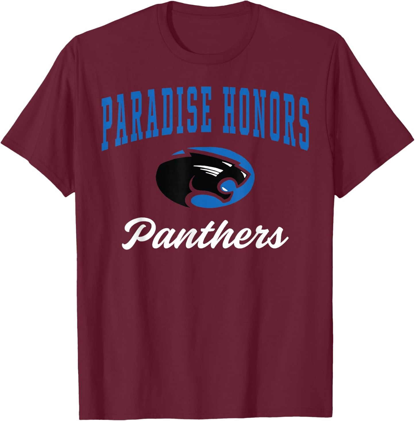 Paradise Honors High School Panthers C3 T-Shirt - T-Shirt | Maroon