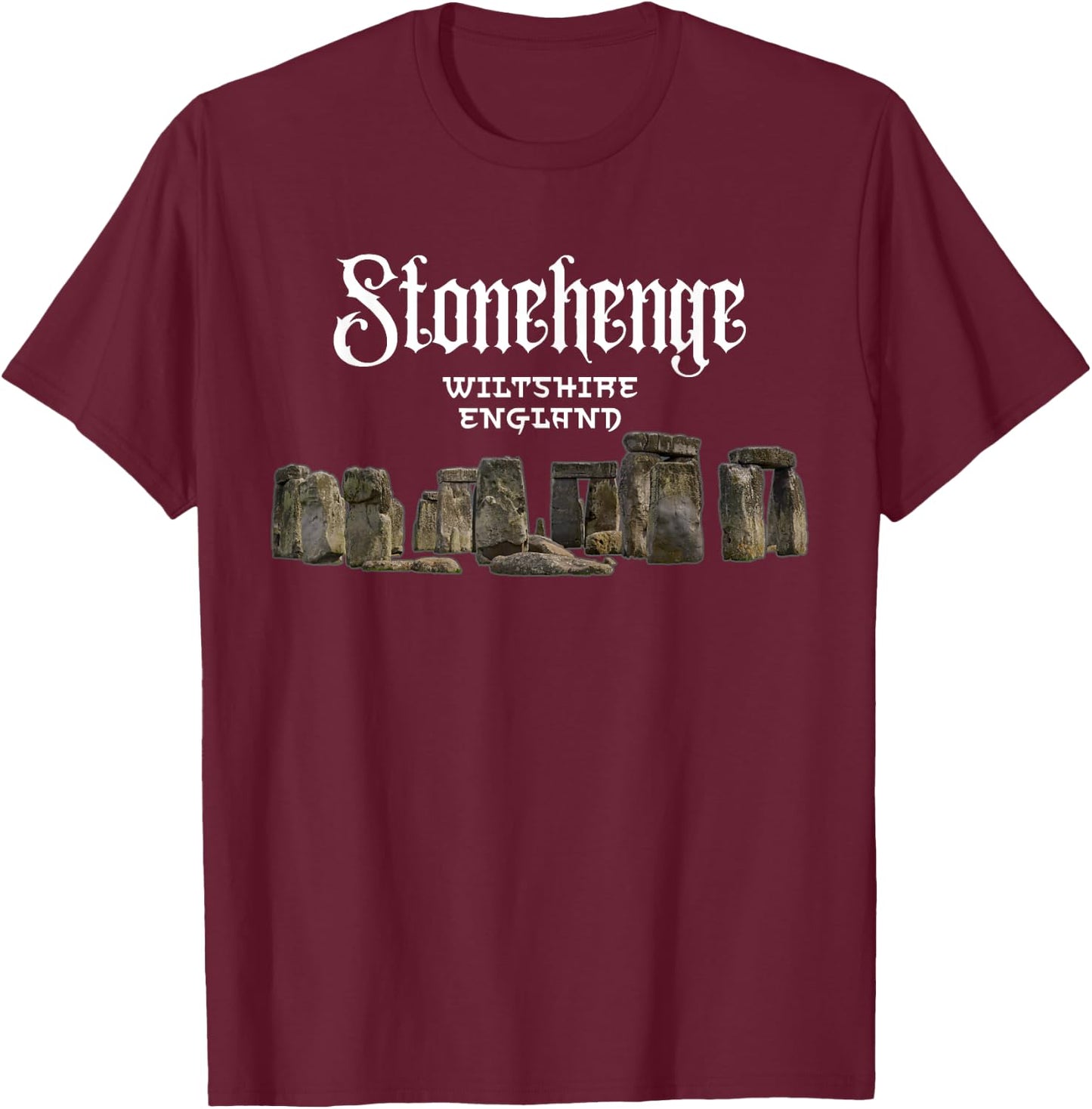 Stonehenge T-Shirt - T-Shirt | Maroon