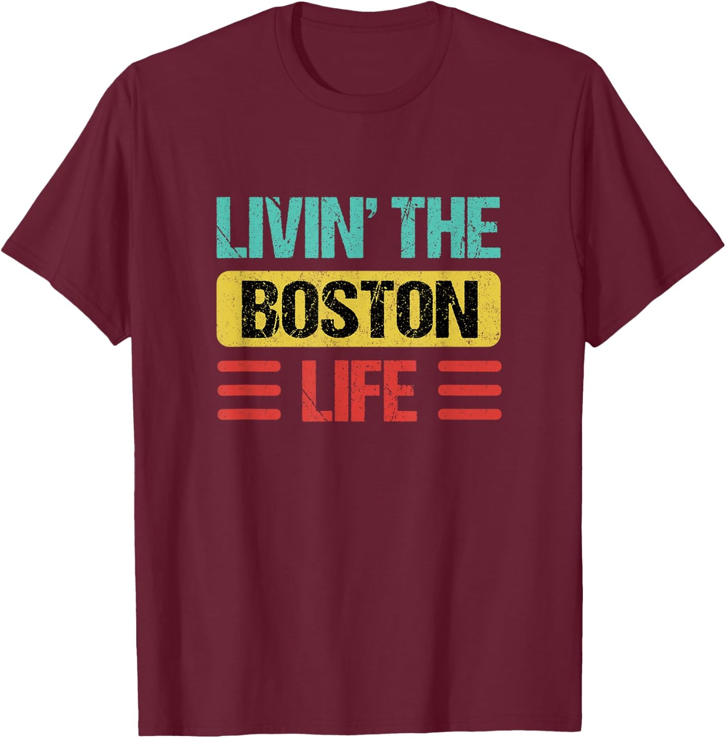 Boston T-Shirt - T-Shirt | Maroon