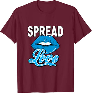 Blue Spread All The LOVE Blue Graphic T-Shirt - T-Shirt | Maroon