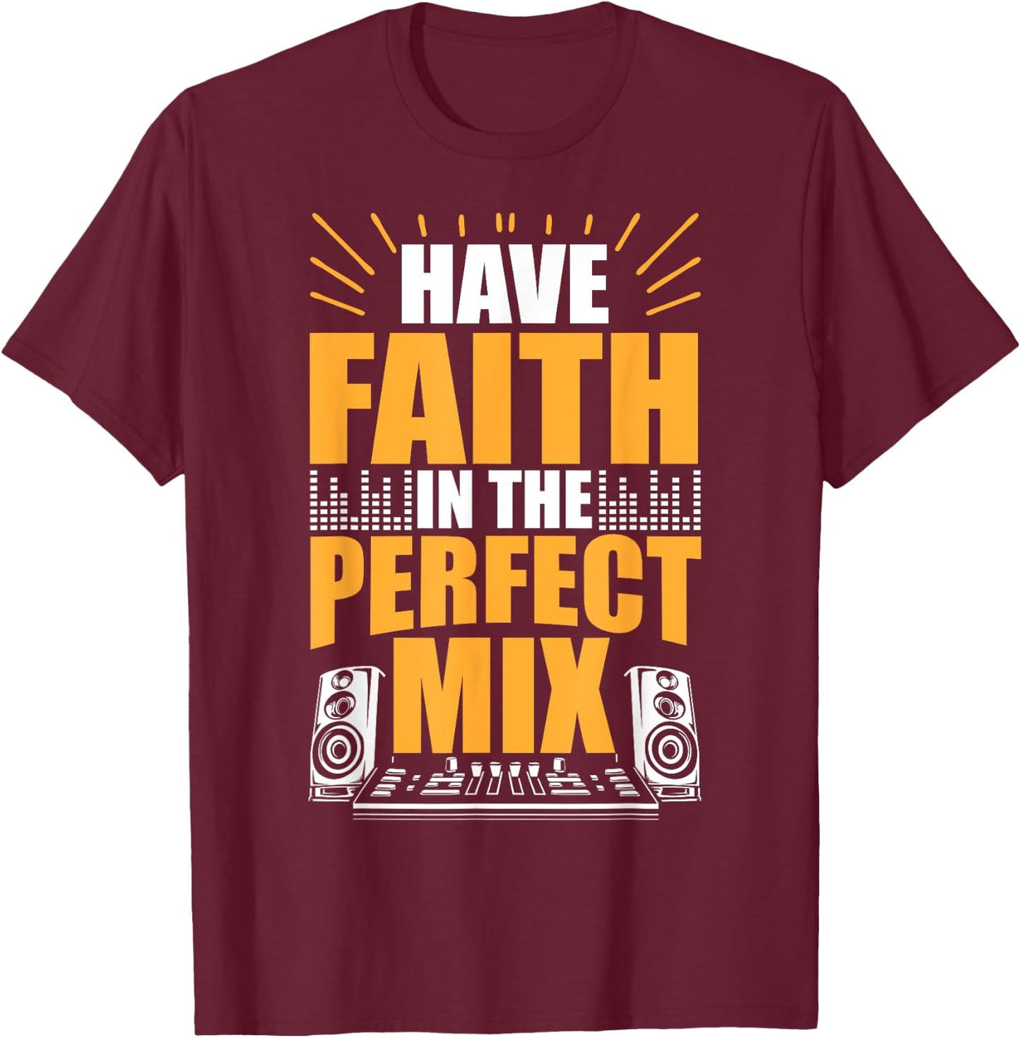 Audio Church Sound Tech Recording Engineer Church Sound Guy T-Shirt - T-Shirt | Maroon