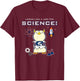 Looks Like A Job For Science Funny Scientist Lab Penguin T-Shirt - T-Shirt | Maroon
