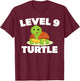 Funny Level 9 Turtle Meme T-Shirt - T-Shirt | Maroon