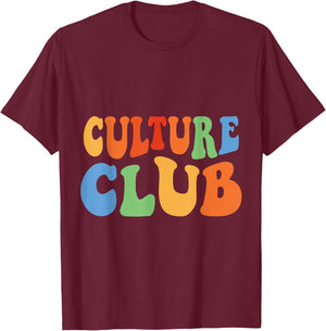Vintage Men Women Boys Girls Funny Retro Culture Club T-Shirt - T-Shirt | Maroon