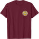 Salty Joe's Vintage Fishing Logo Graphic T-Shirt - T-Shirt | Maroon