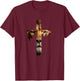 Vintage Jesus God Lion Cross Christian Faith Religion T-Shirt - T-Shirt | Maroon