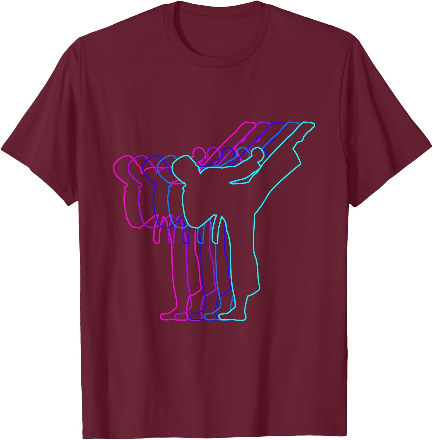 Taekwondo Taekwondoin Gift Clothes For Boys Youth Men Kids T-Shirt - T-Shirt | Maroon