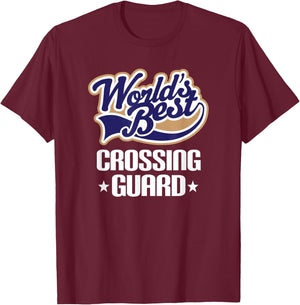 Crossing Guard Appreciation Gift T-Shirt - T-Shirt | Maroon