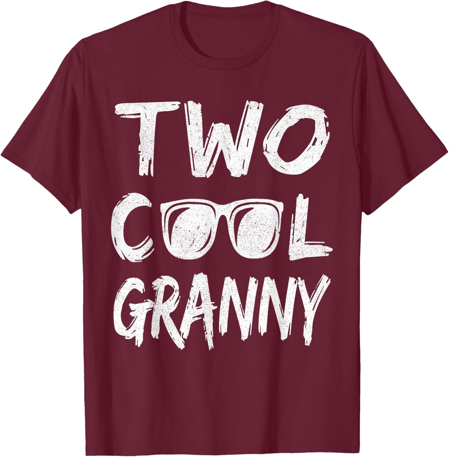 Granny Of The Birthday Boy Two Cool 2nd Bday Family Matching T-Shirt - T-Shirt | Maroon