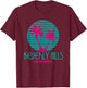 Beverly Hills California T Shirt Vintage Palm Trees Souvenir T-Shirt - T-Shirt | Maroon
