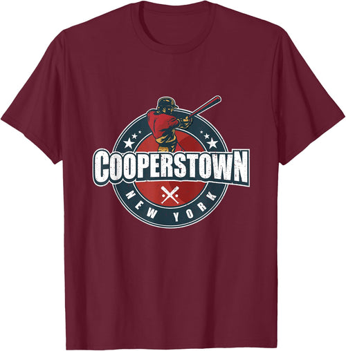 Vintage Baseball Badge Cooperstown New York Travel Souvenir