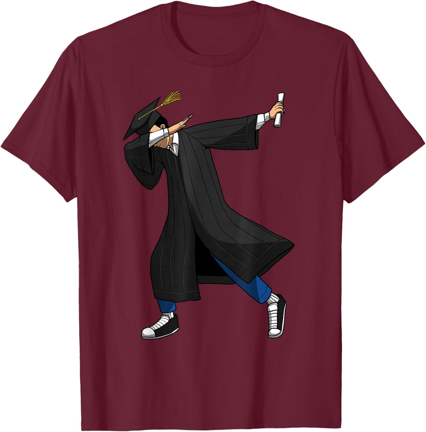 Graduation Art Women PhD MBA Bachelor Grad Graduate T-Shirt - T-Shirt | Maroon