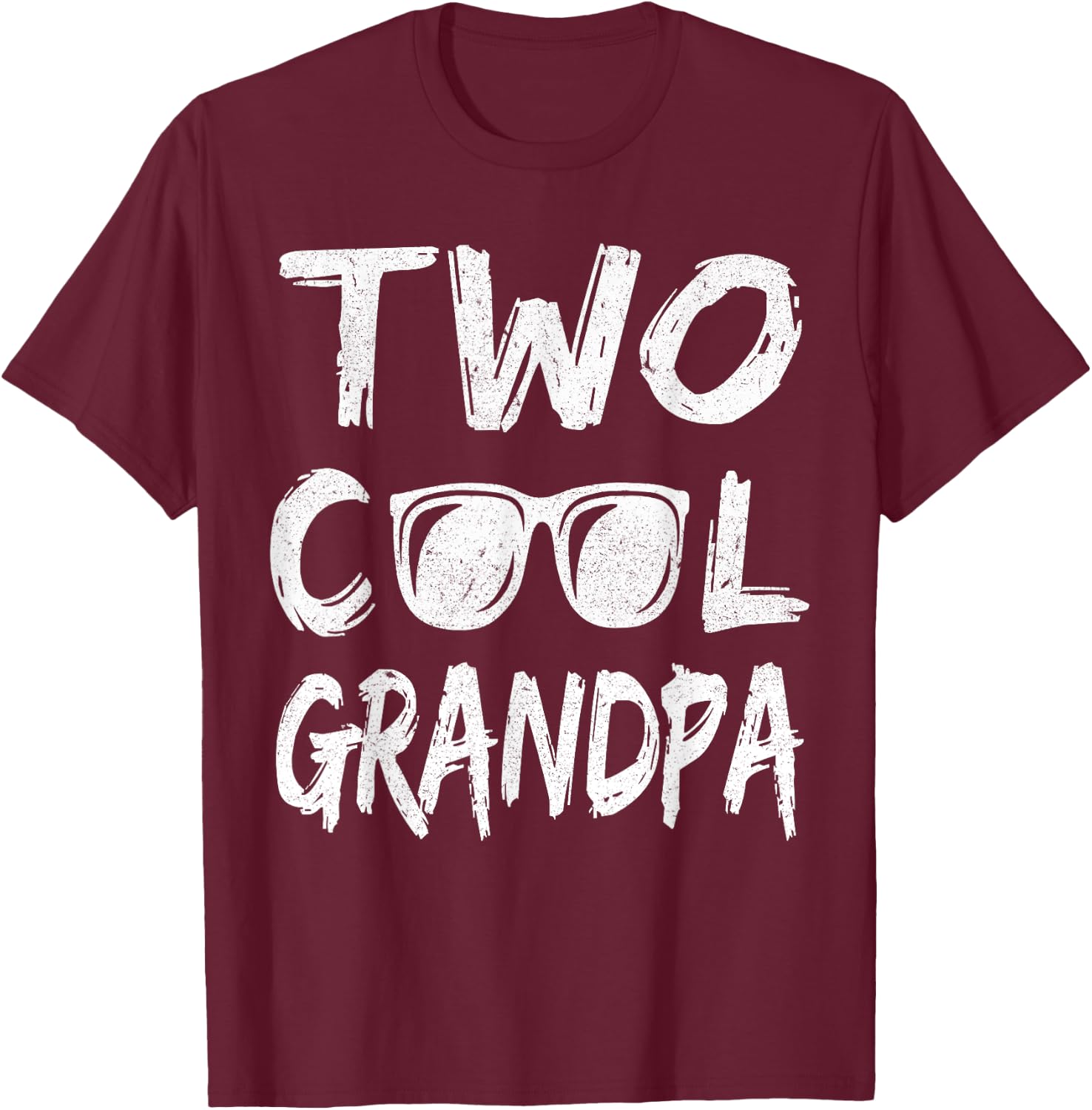 Grandpa Of The Birthday Boy Two Cool 2nd Bday Family T-Shirt - T-Shirt | Maroon