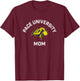 Pace University Setters Arched Mom T-Shirt - T-Shirt | Maroon