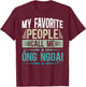 Favorite People Call Me Ong Ngoai Grandfather Ong Ngoai T-Shirt - T-Shirt | Maroon