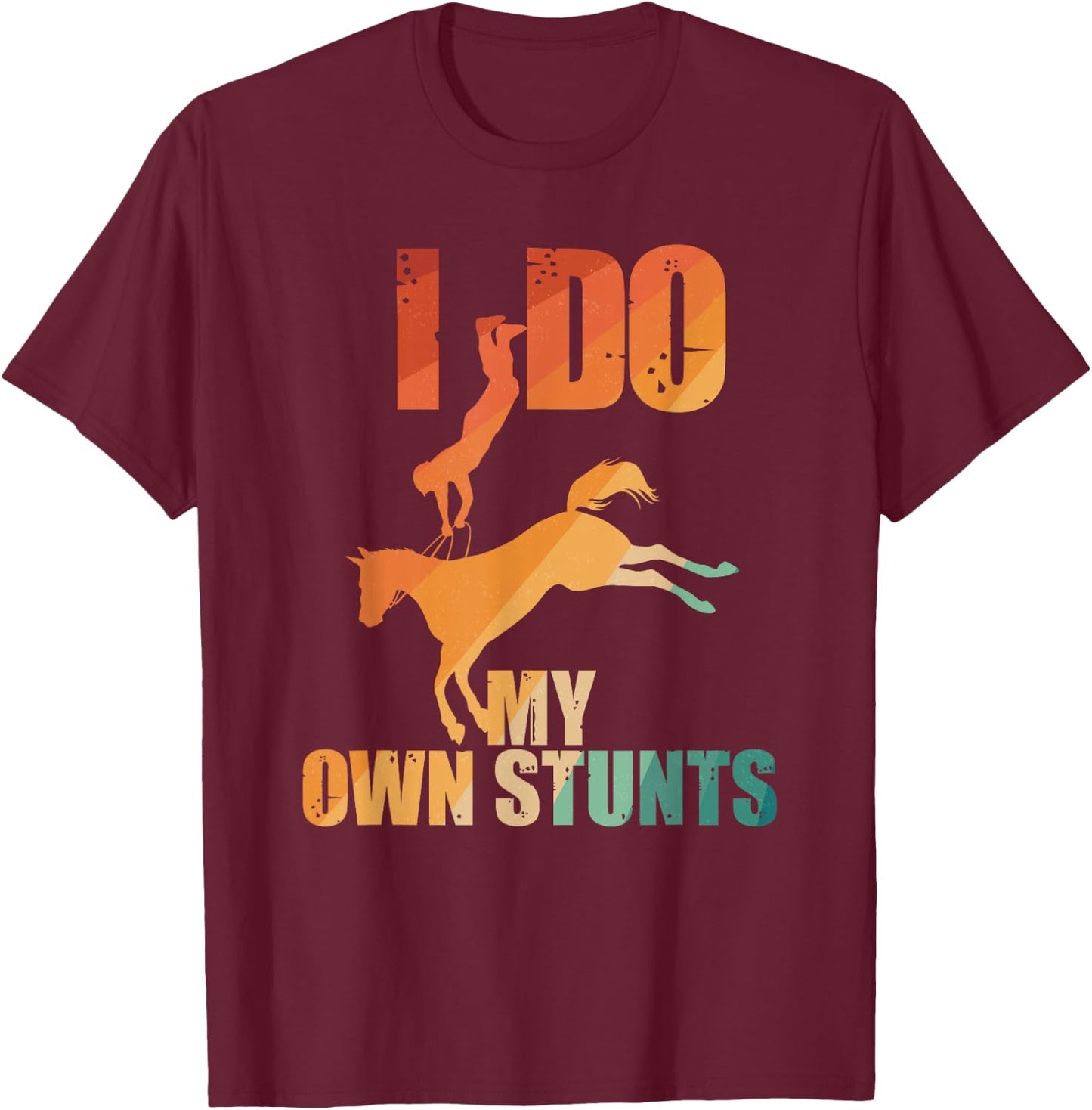 Best Horse Riding Art Women Horse Riding Lover T-Shirt - T-Shirt | Maroon