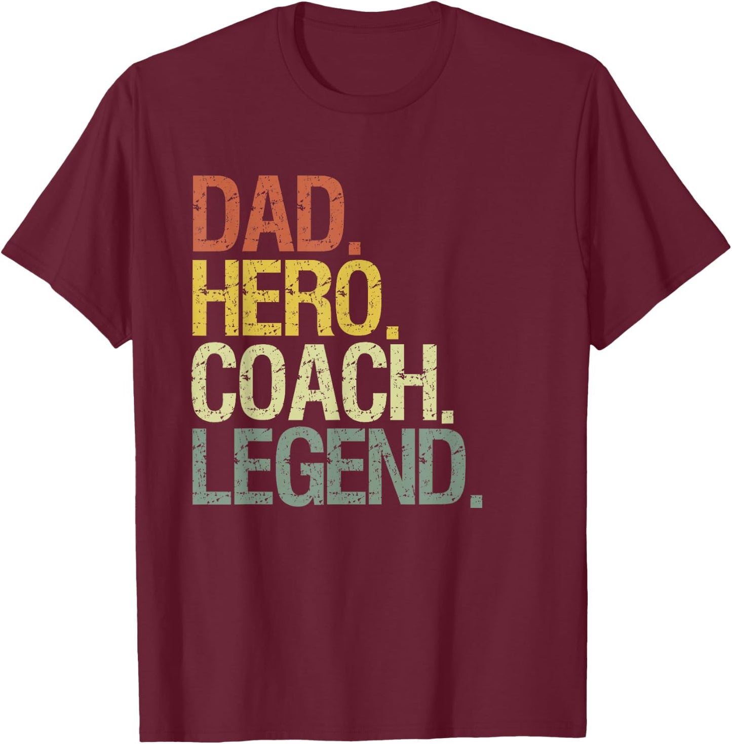 Dad Coach T-Shirt - T-Shirt | Maroon