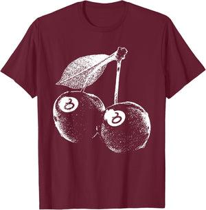 Ball 8 Black Cherry T-Shirt - T-Shirt | Maroon