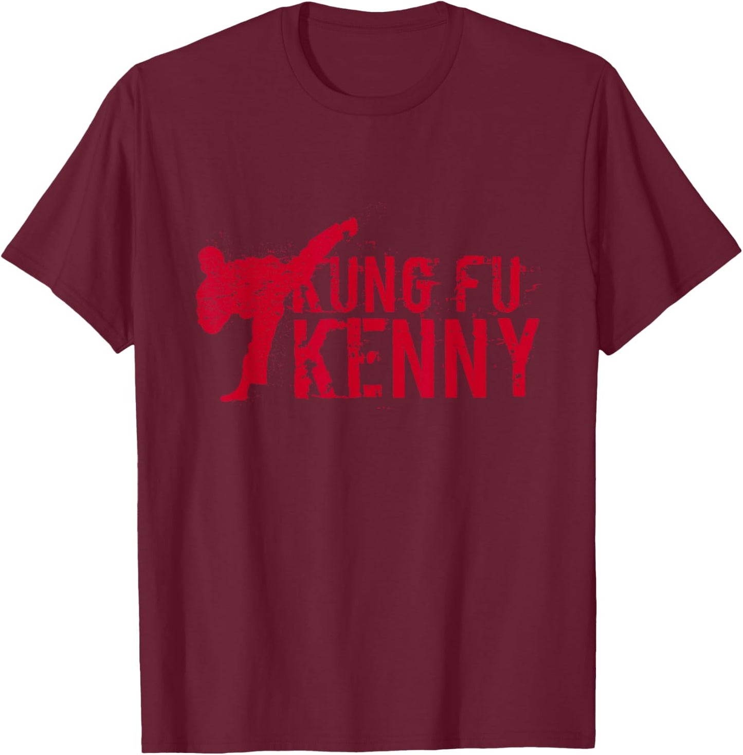 Kung Fu Kenny T-Shirt - T-Shirt | Maroon