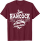 It's A HANCOCK Thing You Wouldn't Understand Family Name T-Shirt - T-Shirt | Maroon