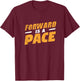 Forward Is A Pace Slow Running Funny Jogging Marathon Runner T-Shirt - T-Shirt | Maroon