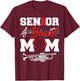 Senior Band Mom 2025 Marching Band Class of 2025 Trumpet T-Shirt - T-Shirt | Maroon