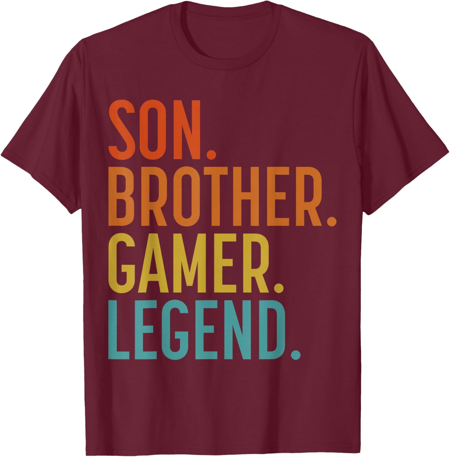 Gaming Gifts For Teenage Boys 8-16 Year Old Gamer Boys Men T-Shirt - T-Shirt | Maroon