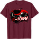 Houston Texas Astronaut H-Town Hand Sign Houston Basketball T-Shirt - T-Shirt | Maroon