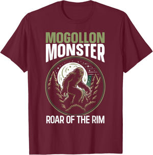 Mogollon Monster Legendary Creature Cryptozoology Cryptid T-Shirt - T-Shirt | Maroon