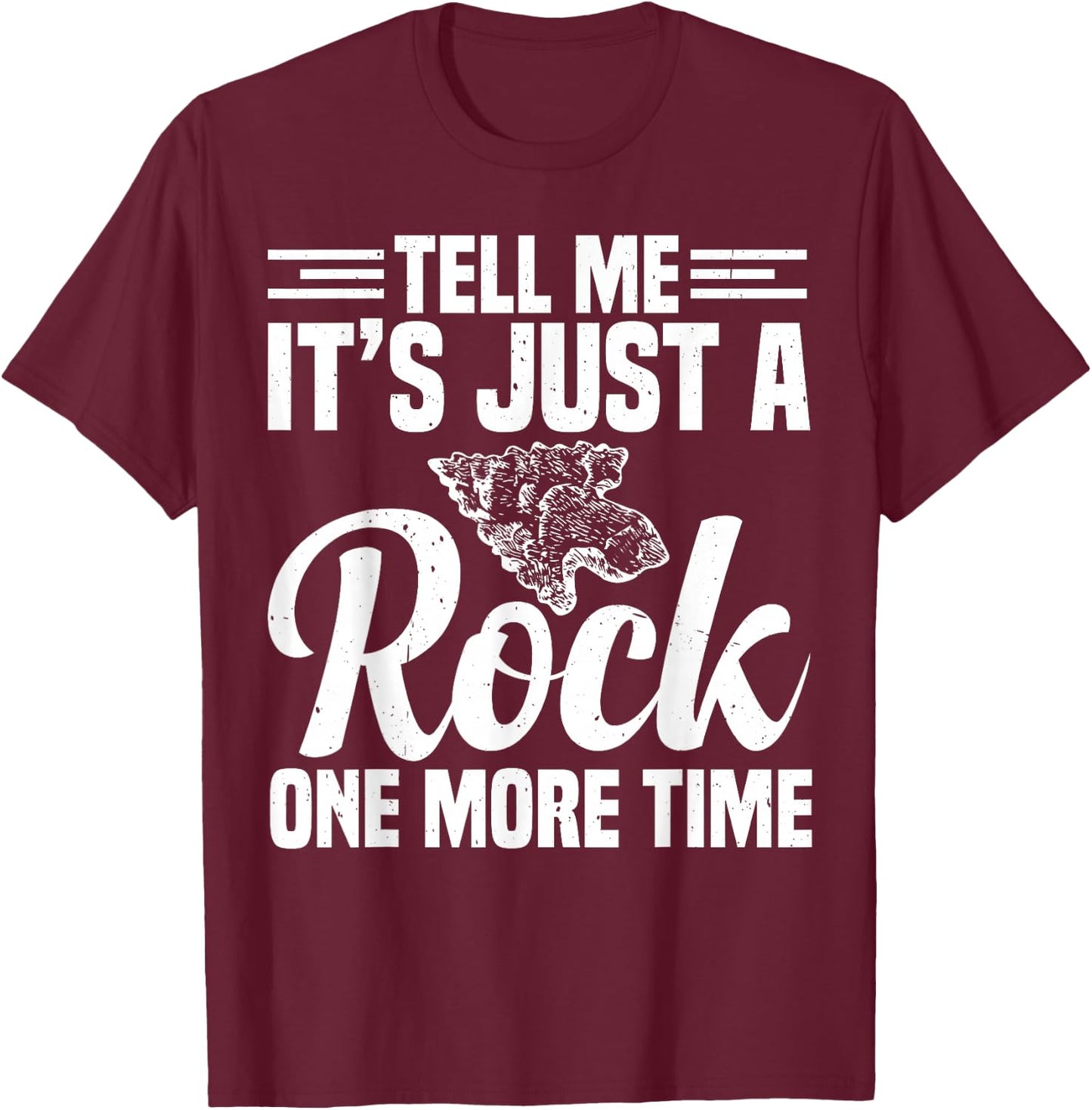 Arrowhead Display Case Arrowhead Collector Indian Arrowheads T-Shirt - T-Shirt | Maroon