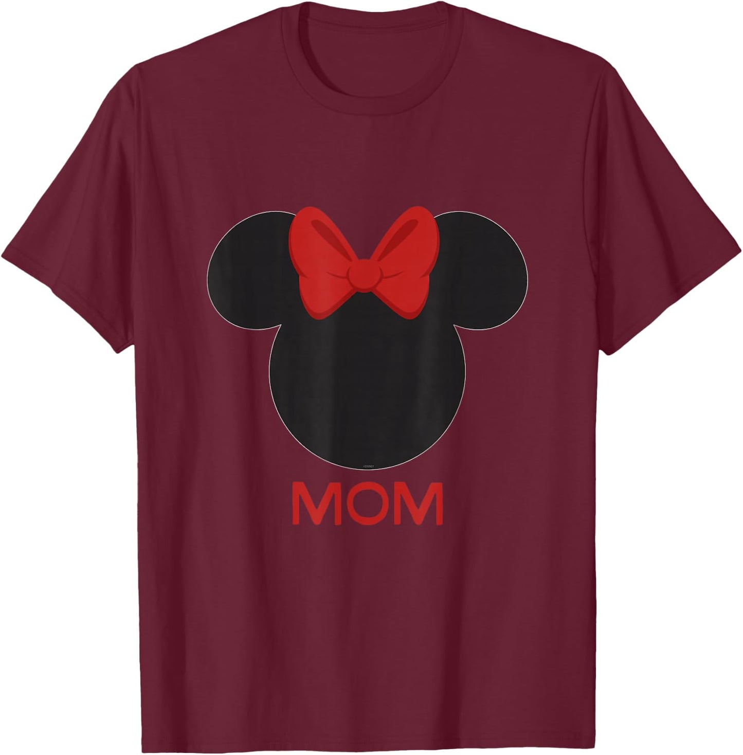 Disney Minnie Mouse Mom Family Small T-Shirt - T-Shirt | Maroon