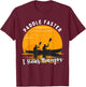 Retro Paddle Faster I Hear Banjos Kayak Funny River T-Shirt - T-Shirt | Maroon
