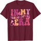 In My Sonographer Era Funny Retro Ultrasound Technologist T-Shirt - T-Shirt | Maroon