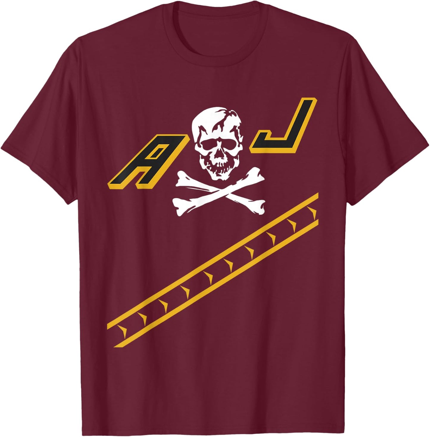 Jolly Rogers F-14 Tomcat Airplane Tailflash Naval Aviation T-Shirt - T-Shirt | Maroon