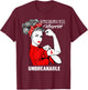 Hemochromatosis Warrior Unbreakable Shirt Awareness Gift T-Shirt - T-Shirt | Maroon