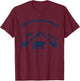 Vintage Shenandoah National Park for kids Hiking Camping T-Shirt - T-Shirt | Maroon