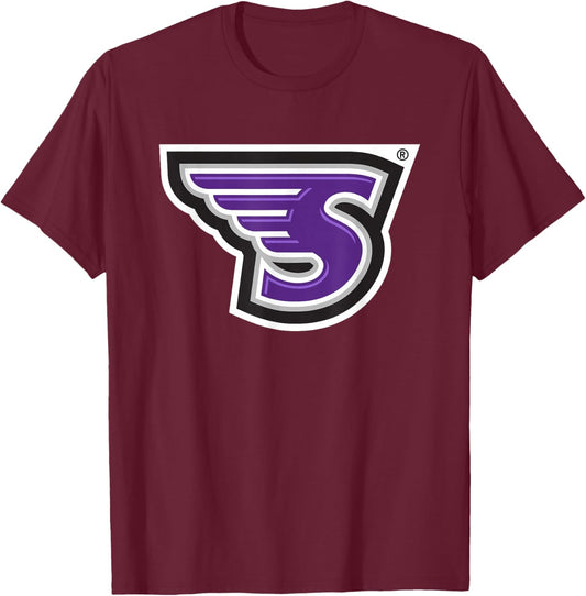 Stonehill College Skyhawks Athletic A Logo T-Shirt - T-Shirt | Maroon