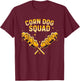 Cute Corn Dog Squad Stick Dogs Corndog Men Women T-Shirt - T-Shirt | Maroon