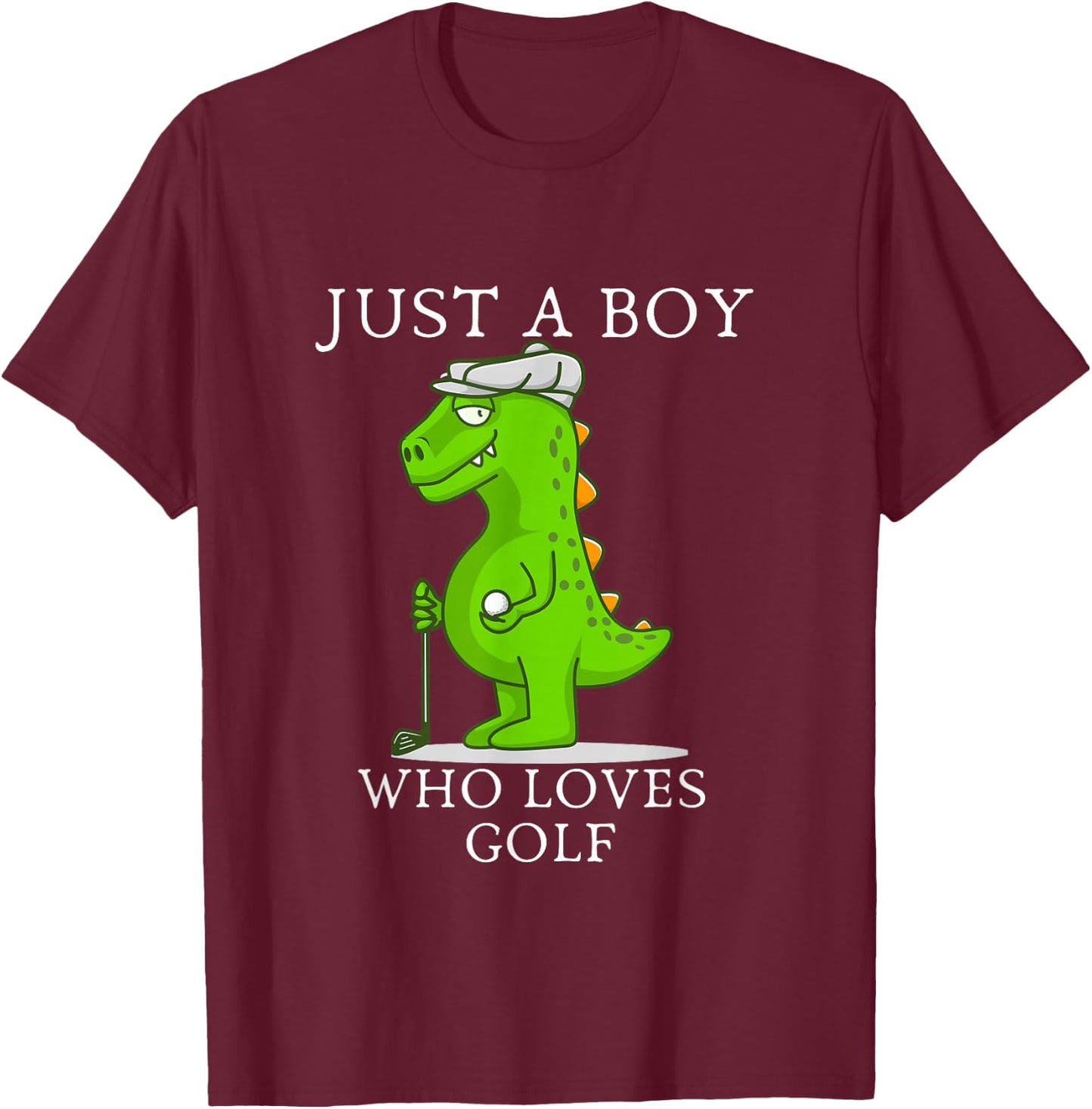 Funny Golf Gift Boys Kids Golf Field Game Golfer Sports T-Shirt - T-Shirt | Maroon