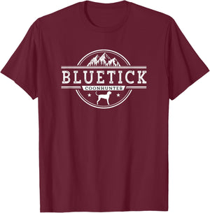 Coon Hunting For Those Who Hunt With Bluetick Coonhounds T-Shirt - T-Shirt | Maroon