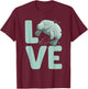 Funny Manatee Design Women Kids Dugong Manatee Lover T-Shirt - T-Shirt | Maroon