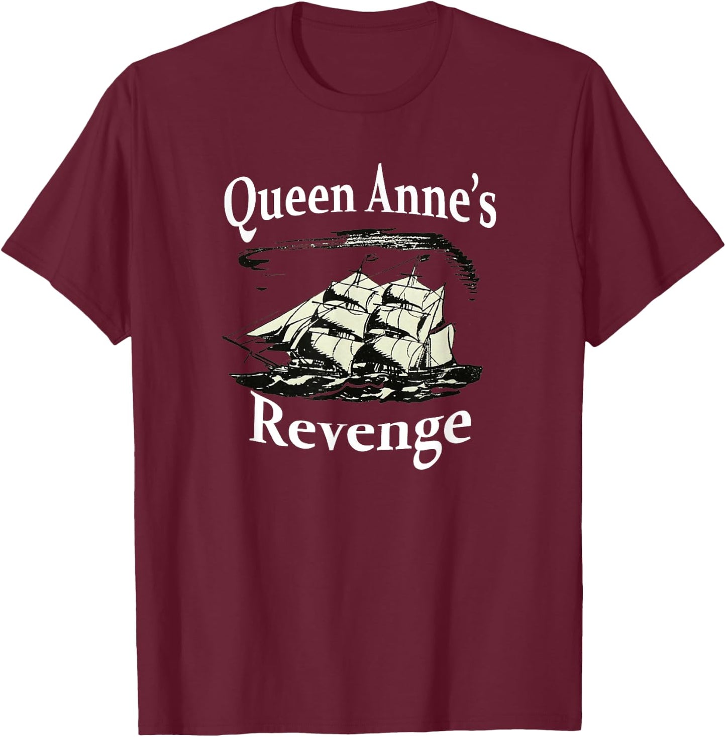 Queen Anne's Revenge T-Shirt - T-Shirt | Maroon