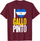 Nicaragua I Love Gallo Pinto Nicaraguan Nicaragua Flag T-Shirt - T-Shirt | Maroon