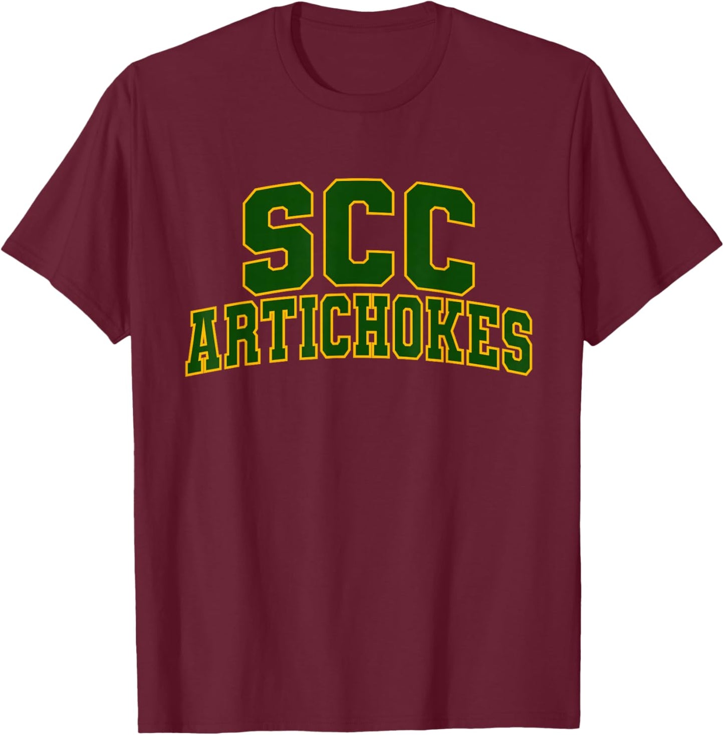 Scottsdale Community College Artichokes Apparel Sports Fan T-Shirt - T-Shirt | Maroon